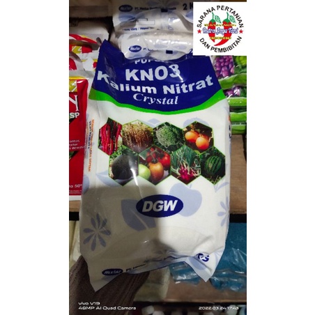 Pupuk KNO3 Putih 2kg DGW - Pupuk KNO 3 Crystal 2 kg - Kalium Nitrat
