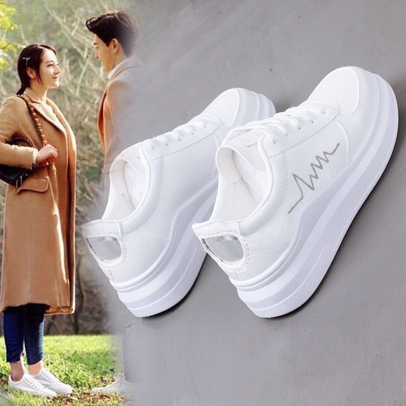 SEPATU SNEAKER IMPORT SEPATU WANITA SEPATU FASHION BEST QUALITY SP-012-White Grey