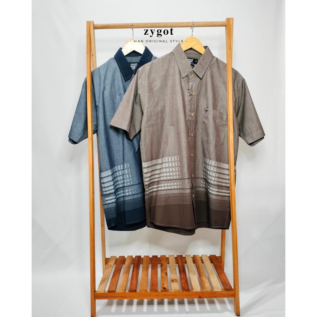 Kemeja Pria Dewasa Lengan Pendek Beam Series 01 - By Zygot