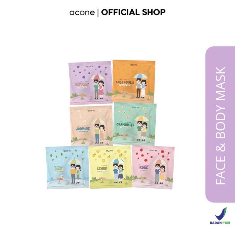 Masker Acone 10gr | Masker travel size Acone