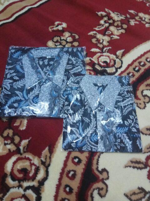 Batik Couple Keluarga Sania Ruffle Ori Ndoro Jowi Dnt Dimensi Abu