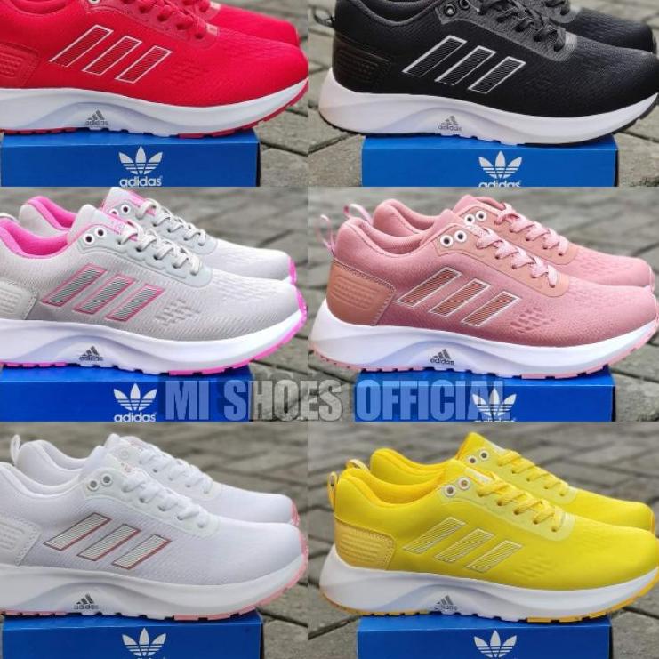 Model Baru.. Sepatu Adidas Zoom Wanita Made in Vietnam Autsol karet cocok untuk olahraga sekolah gym