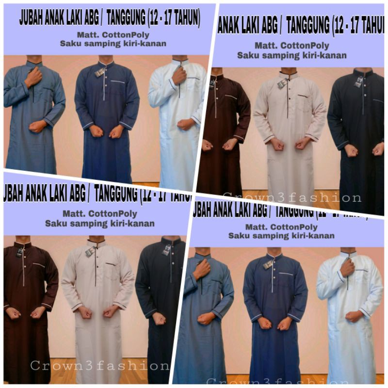 GAMIS JUBAH ANAK LAKI TANGGUNG / REMAJA TERBARU *COD√