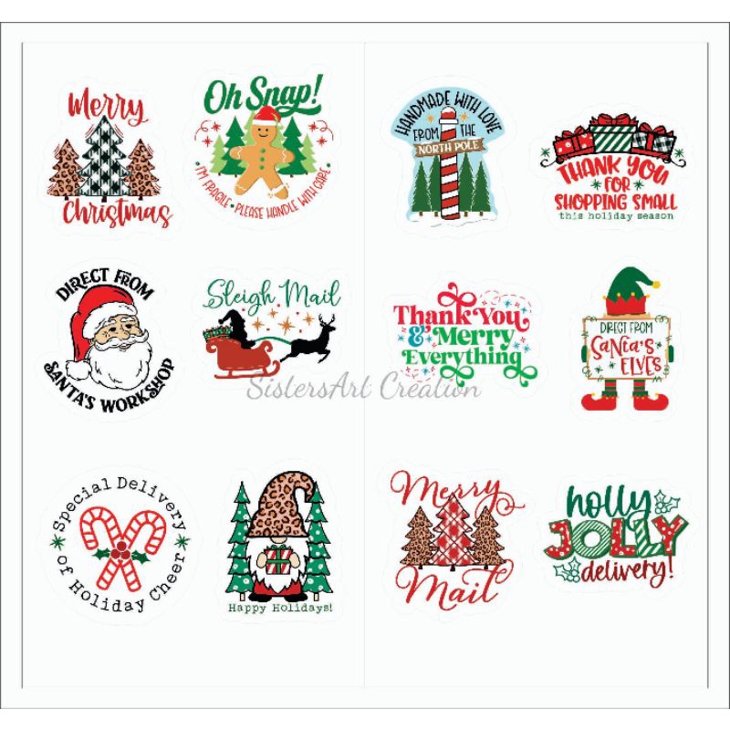 

Cutting Sticker Christmas 02