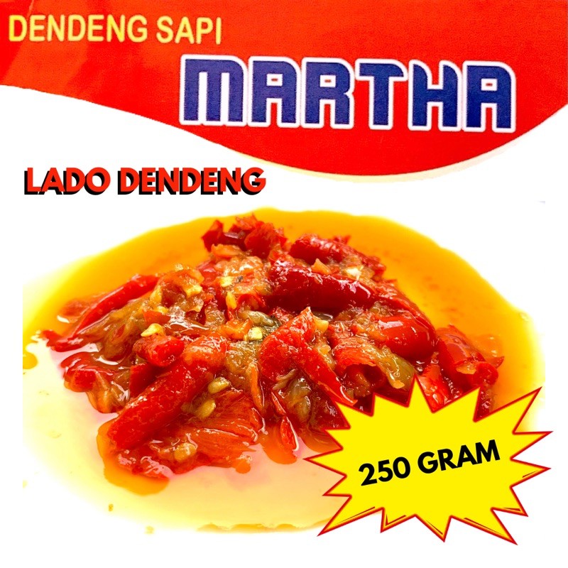 

LADO DENDENG MARTHA 100% HALAL ASLI PADANG - 250 GRAM