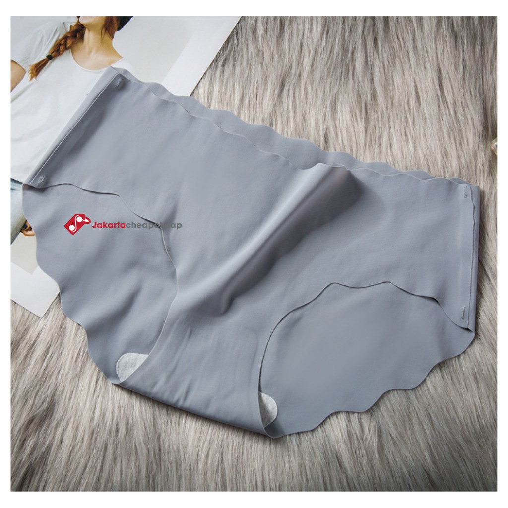 JC077 Celana Dalam Wanita Premium Quality Seamless Celana Dalam Wanita Motif Bunga CD