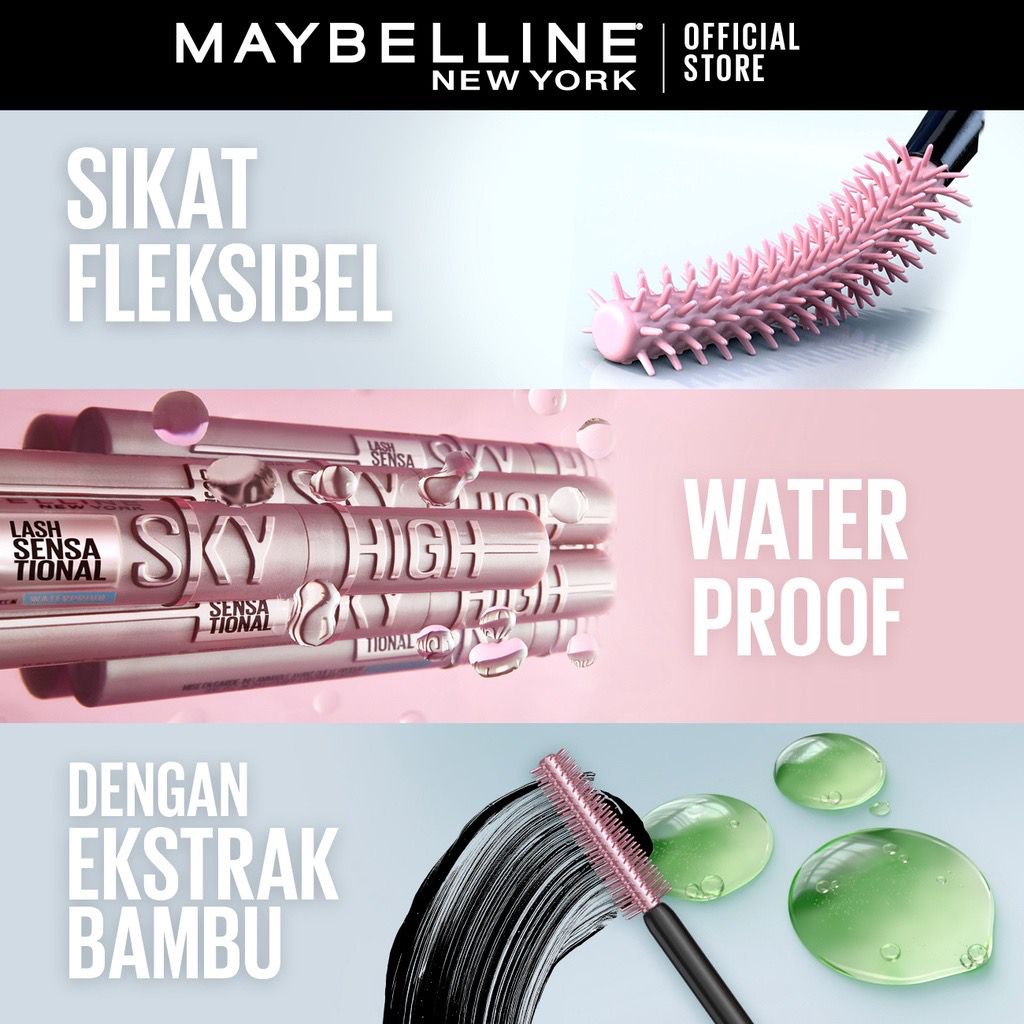 MAYBELLINE Sky High Waterproof Mascara - Maskara Makeup