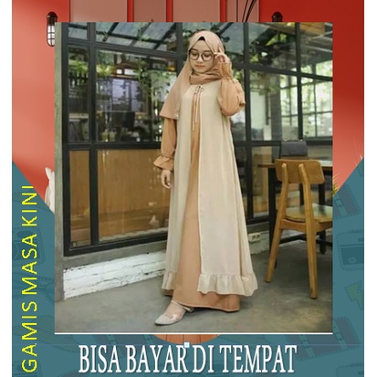 Style TRAN gamis remaja terbaru baju gamis muslimah remaja putri terbaru desain gamis remaja terbaru