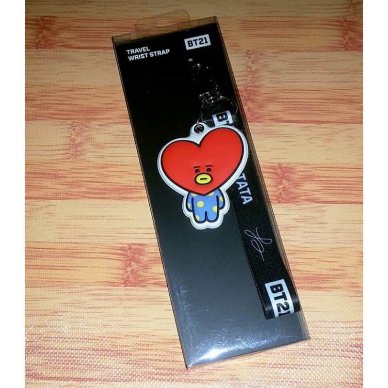 BTS BT21 TRAVEL WRIST STRAP TATA