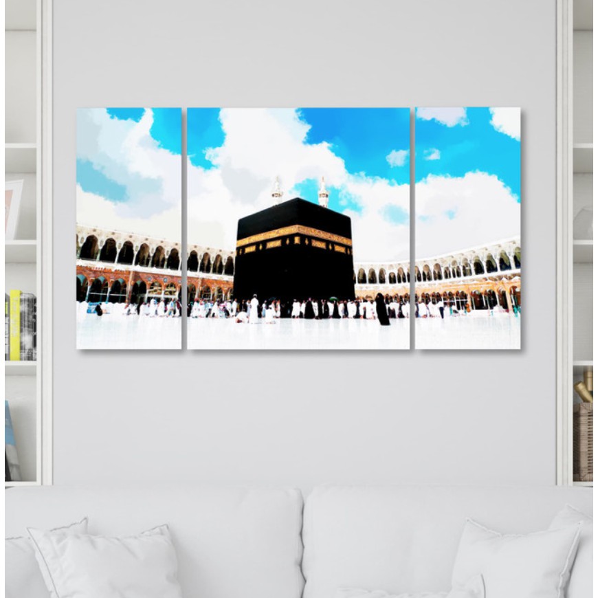 Hiasan Dinding Kanvas art print lukisan Kabah 120 x 65 cm