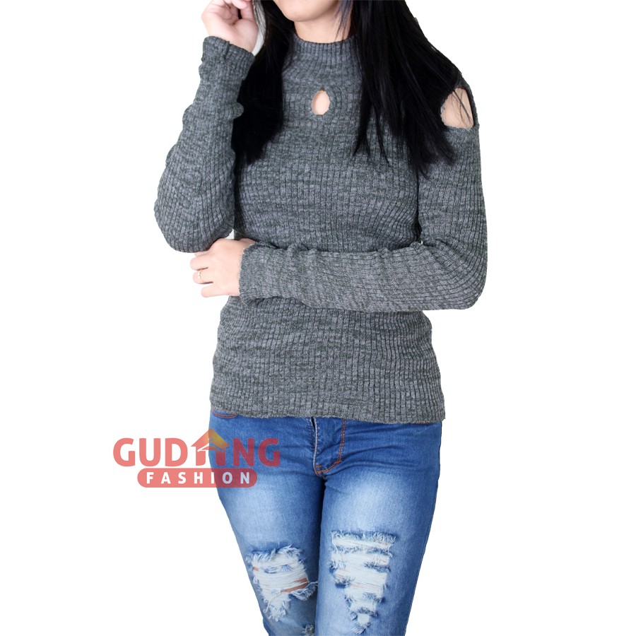 Sweater Wanita Rajut Smart Casual RJT 22
