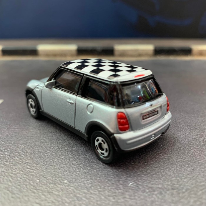 Tomica Mini Cooper Selection - Silver 04 - Base Besi - Made in China