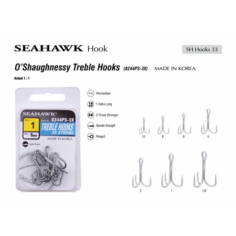 Kail Treble SEAHAWK | Treble Hooks