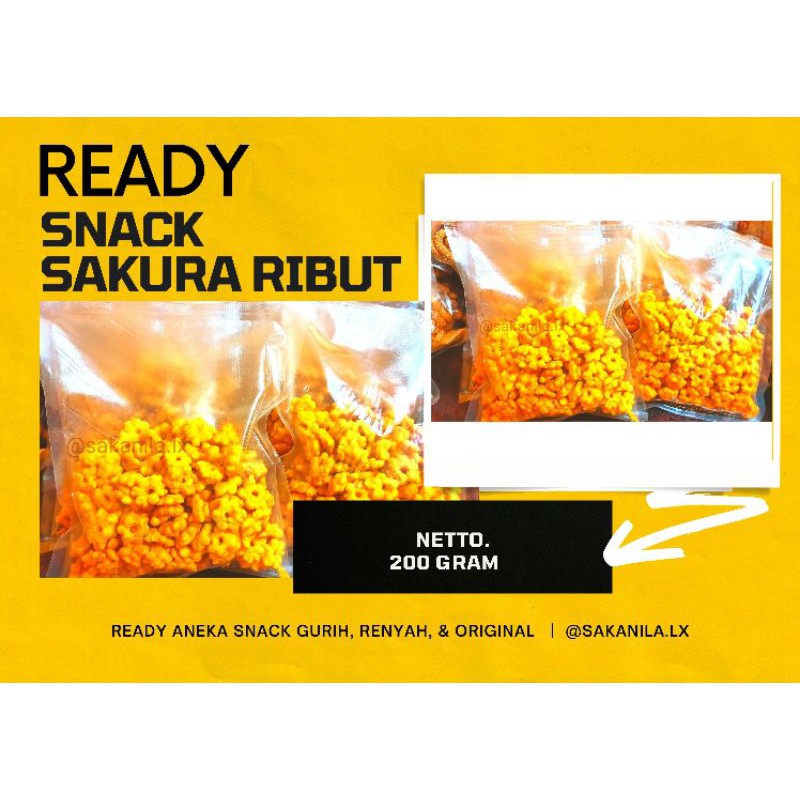 

RIBUT SNACK 200gr - Gurih Asin, Manis, Makanan Tempo dulu Dijamin Mantab