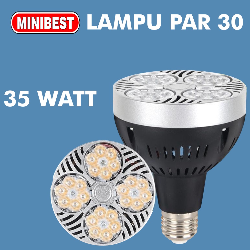 MINIBEST Lampu Sorot led PAR30 35 watt / Lampu Spotlight Par 30 35w