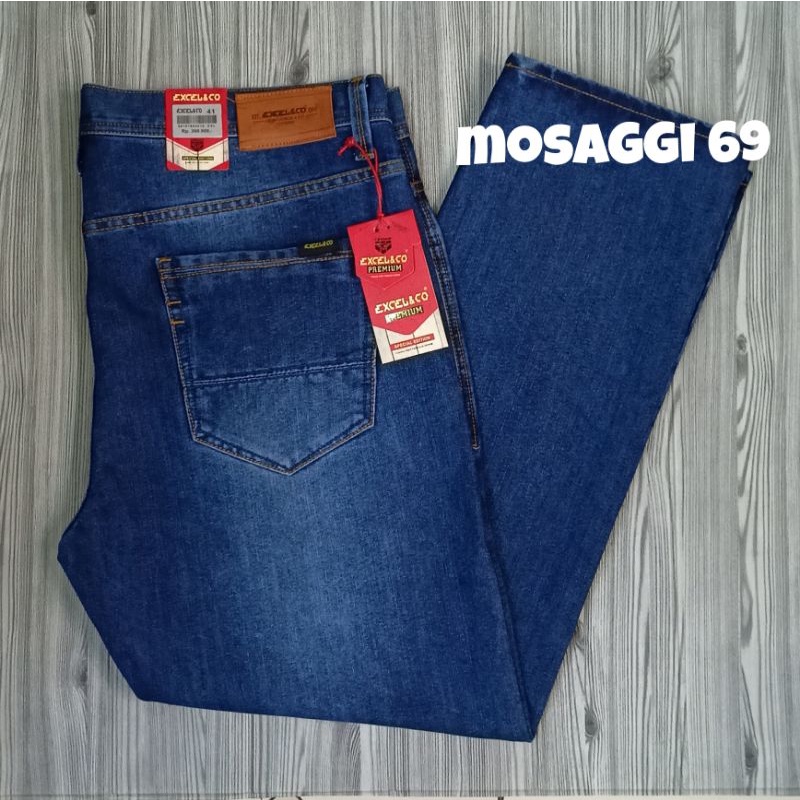 CELANA PANJANG JEANS 39/44 PRIA RING JUMBO REGULER