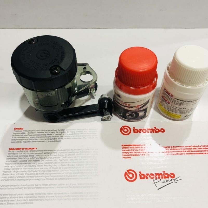 TABUNG MASTER REM BREMBO BIG SIZE SMOKE FREE FLUID DOT 4/3