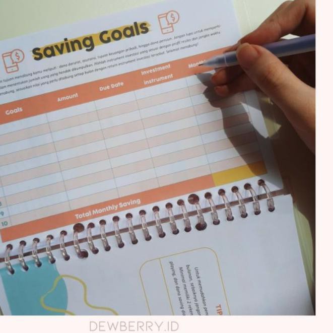 

Top Sale FINANCIAL PLANNER / SINKING FUND POUCH (Size: A5/B5) Kertas File/Kertas Binder | dewberry.i