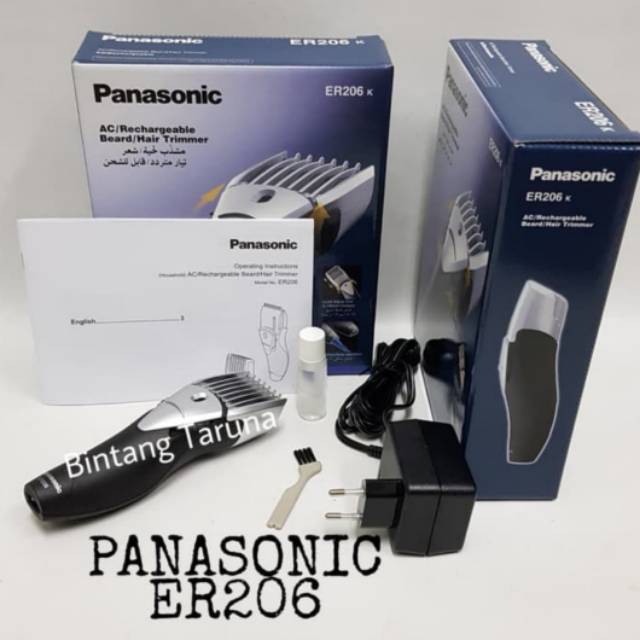 Hair Trimmer Panasonic ER206 Beard Timer Panasonic ER206 Shaver ER 206