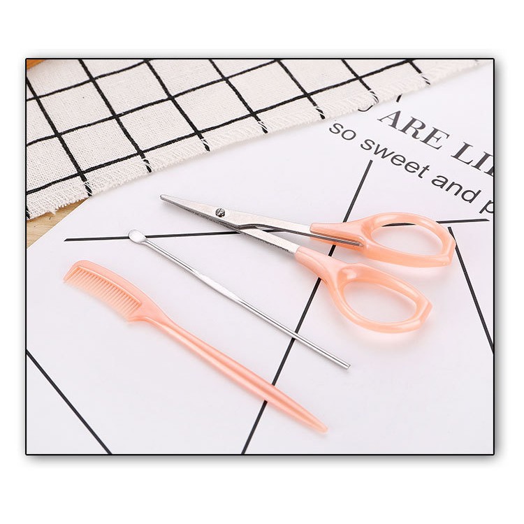 [5 Pcs / 1 Set] Alat Pisau Cukur Alis 1 Set Pisau Pencukur Kerokan Alis Mata Mini Lipat Tajam Wanita