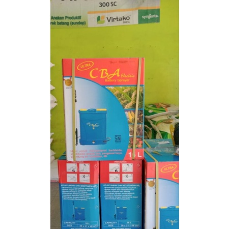 tangki semprot sprayer elektrik cba ultra 16 liter