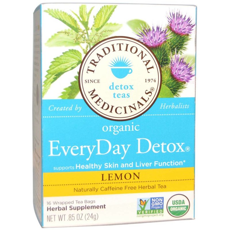 

Teh Traditional Medicinals Organic Everyday Detox Lemon 16 x 1.5 Gram