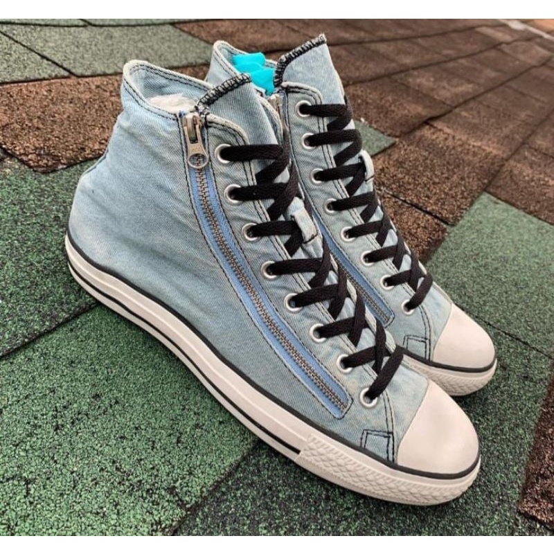 Converse Double zipper denim