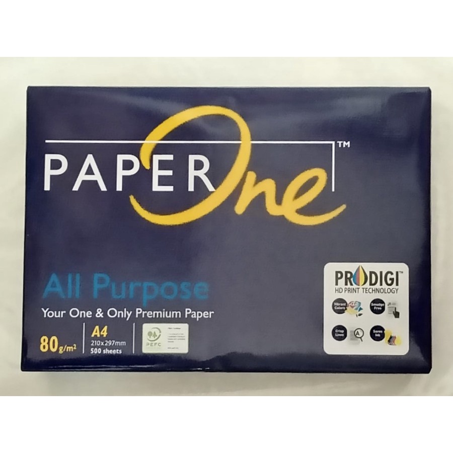 

Paper One A4 80 Gsm / HVS kertas copy paperone