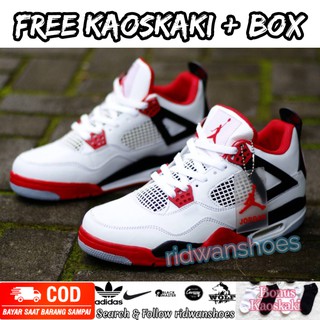 nike jordan retro 4 sepatu sneakers pria sepatu basket ...