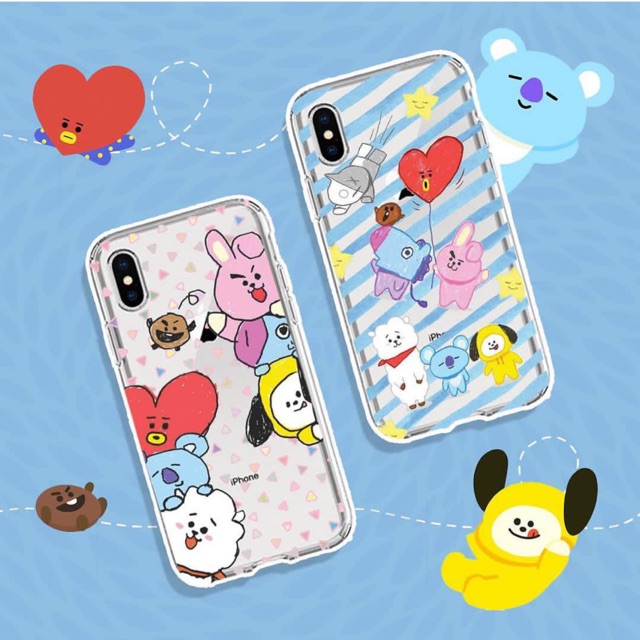 CUSTOM CASE BT21 KPOP IPHONE SAMSUNG VIVO LG HUAWEI XIAOMI