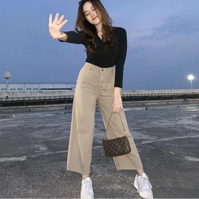 [NRU.01Jl22ᵂ] MOZZA CULLOTE JEANS celana kulot jeans wanita- kulot jeans