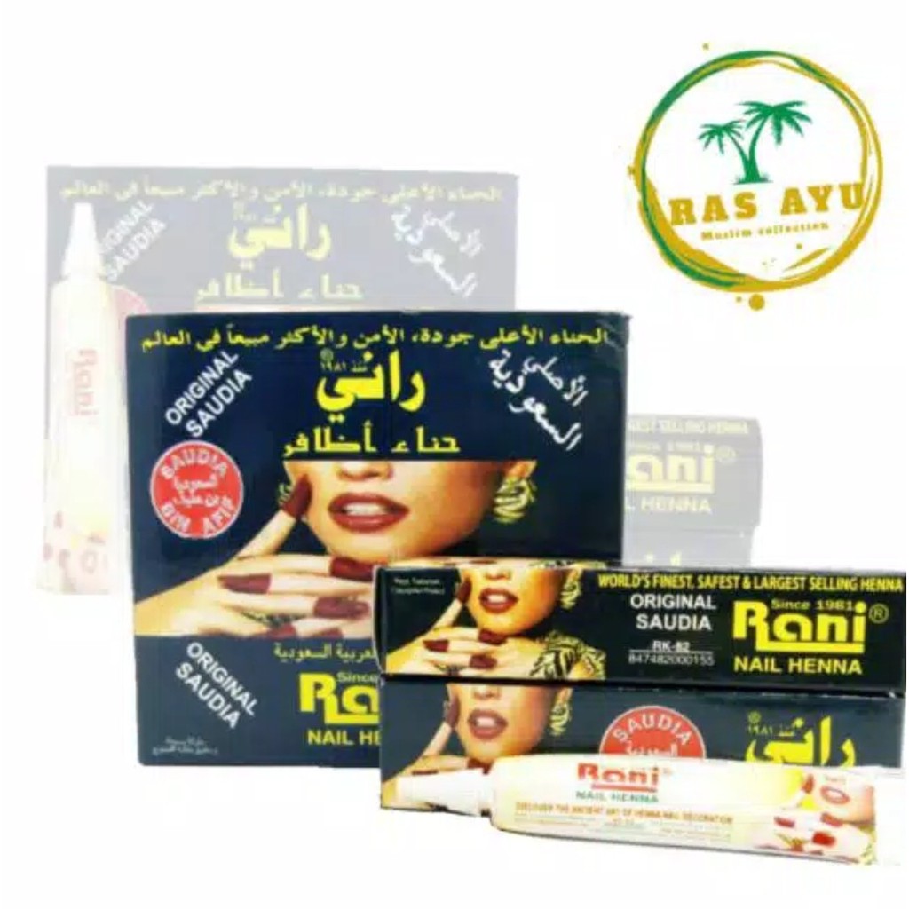 Promo Rani Henna Nail Decoration Paste