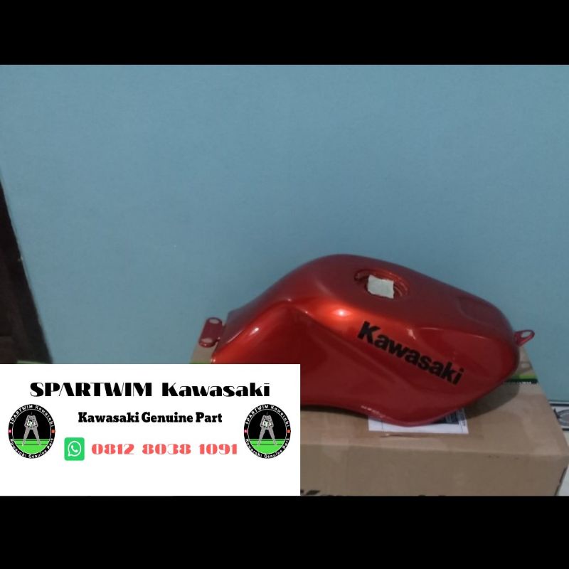 Tanki tangki tengki bensin orange oren 2007 Ninja 150 RR OLD original kawasaki