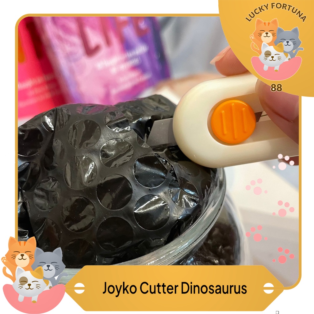 

[LuckyFortuna88] Joyko Cutter Dinosaurus Mini CU0509 Cutter Mini joyko Cutter mini bentuk kaki Dinoasurus lucu murah alat tulis murah alat tulis kantor lucu