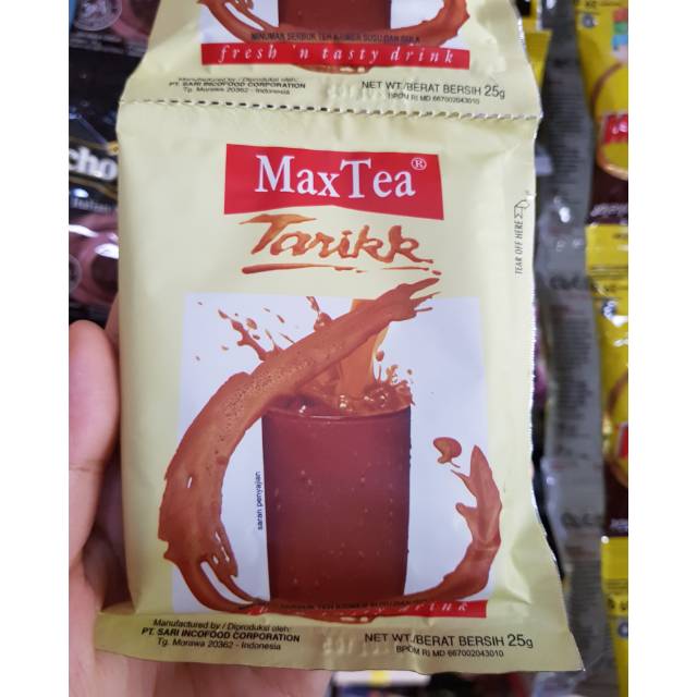 Jual Maxtea Max Tea Teh Tarik Minuman Bubuk 1 Renteng Isi 10 Sachet Shopee Indonesia 9729