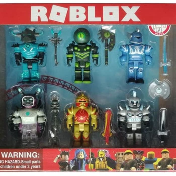 Roblox The Champions Of Roblox 6 Figure Pack Shopee Indonesia - roblox champions 6 pack