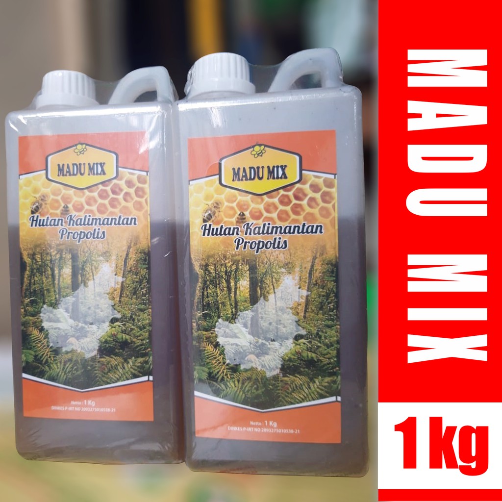 

RK60 Madu Hutan kalimantan "MADU MIX" Plus PROPOLIS 1 kg