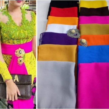 SELENDANG CHIFFON || SELENDANG SIFON BALI WARNA WARNI-1