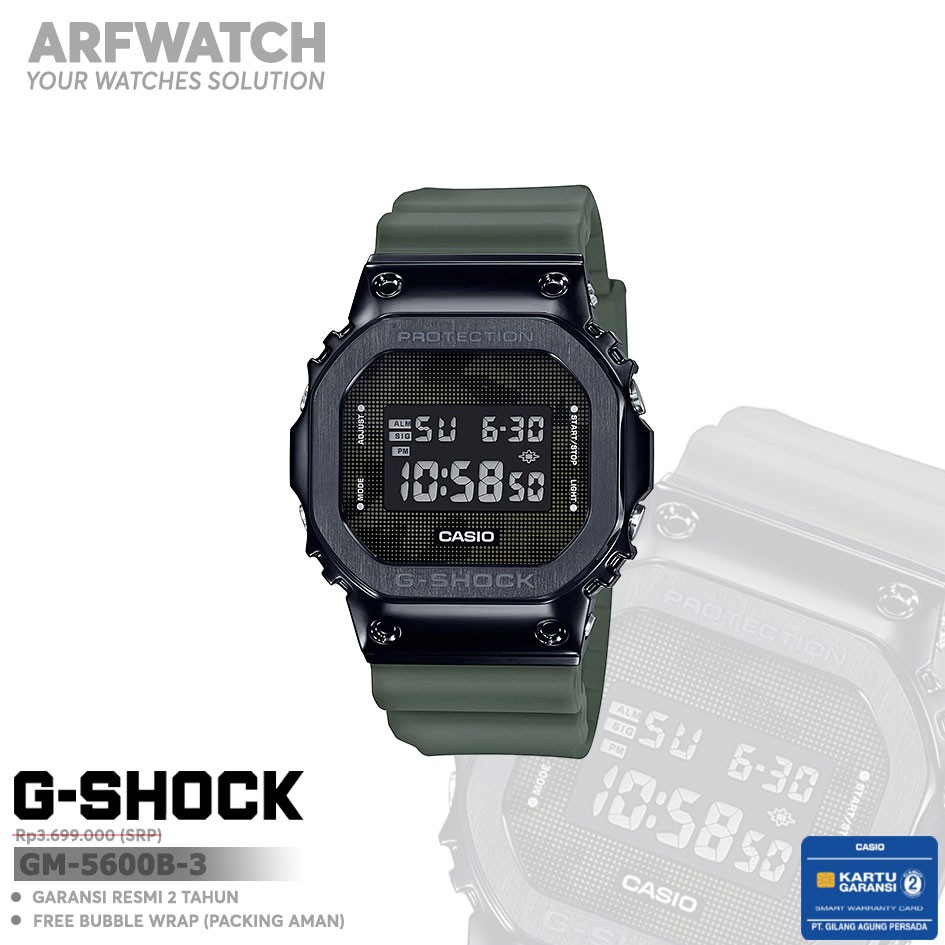 Casio G-Shock GM-5600B-3 / GM-5600B-3DR Original