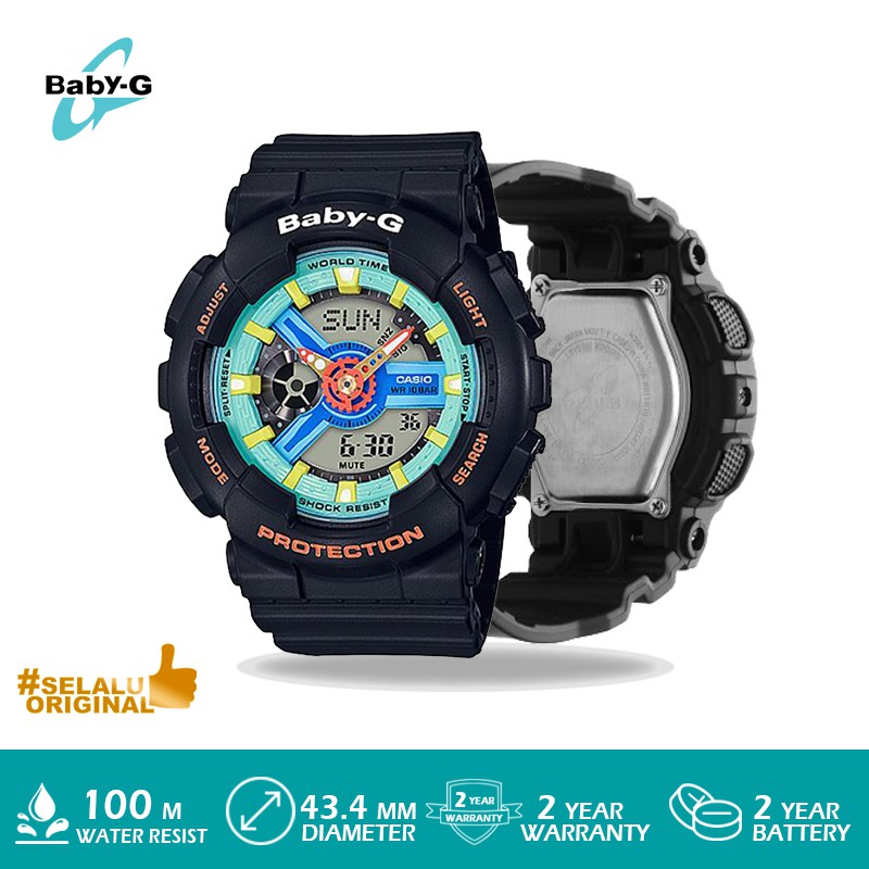 Casio Baby-G BA-110NR-1ADR/BA110NR1ADR/BA-110NR Original
