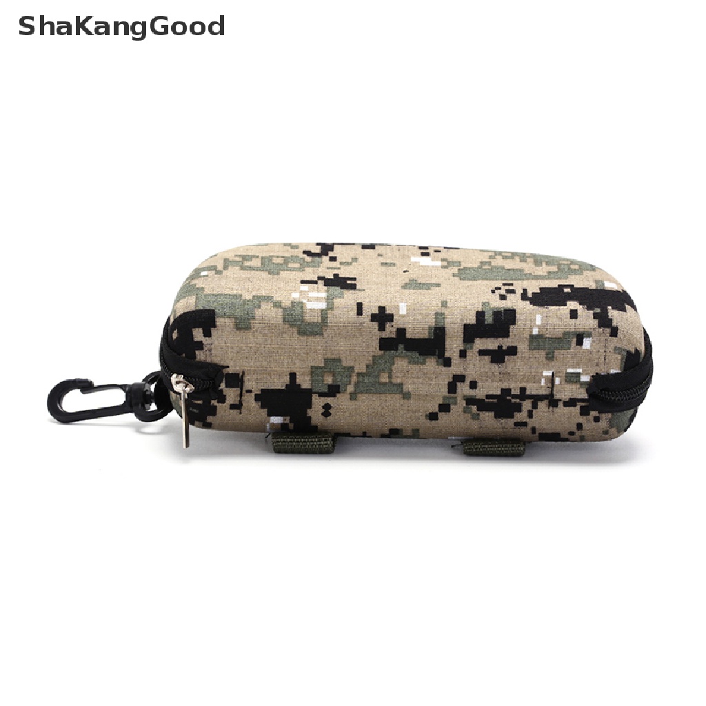 Skid Kotak Kacamata Hitam hard case Dengan Resleting