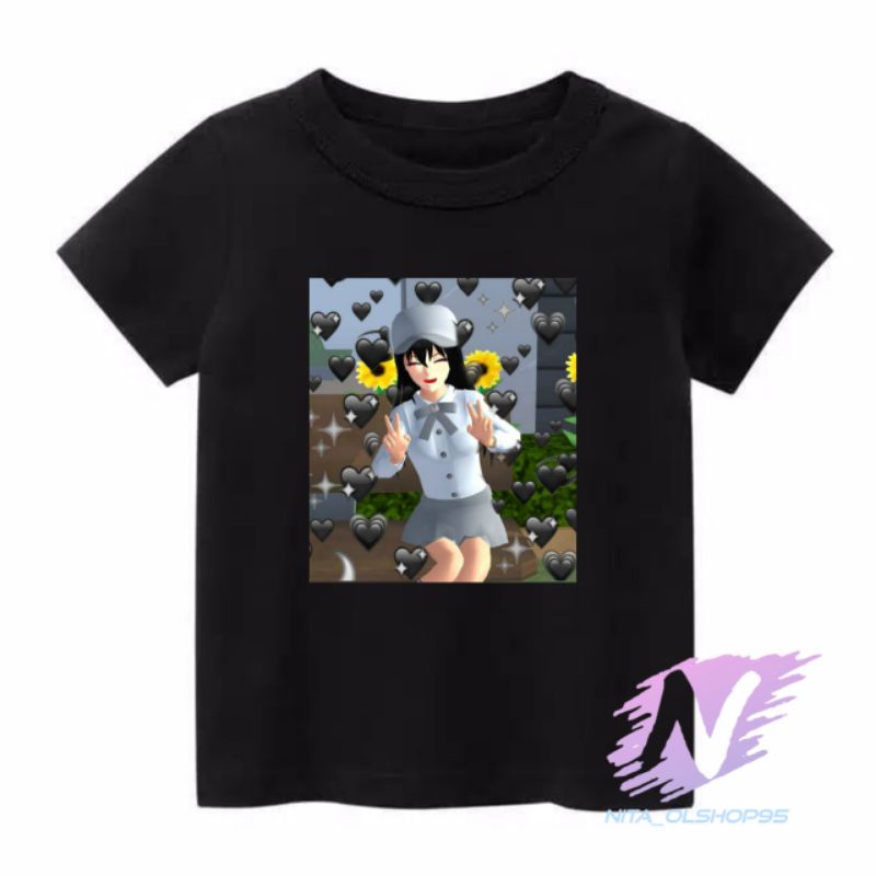 kaos sakura school simulator baju kaos anak sakura