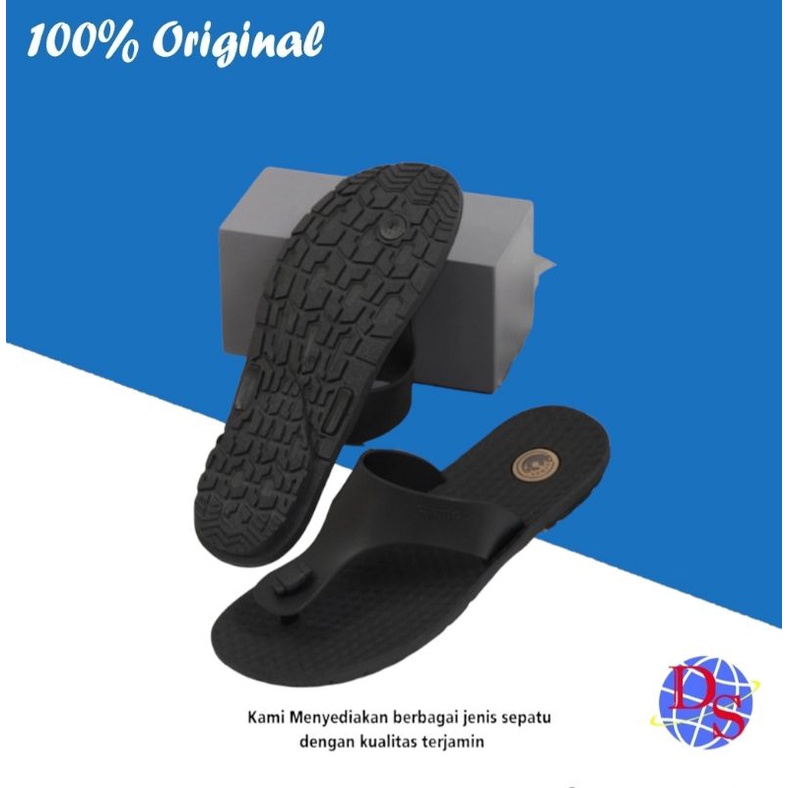 Sandal Jepit Karet Camou Theo Coklat Sandal Jepit