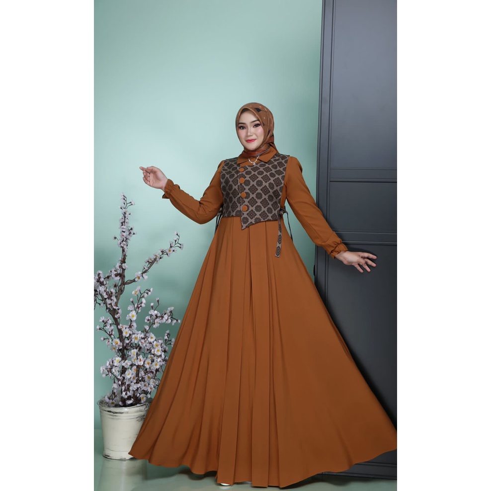 Mariposa Dress Vol. 2 Identity By Irna Emerald ORI Hijab Gamis Syar'i Original Kekinian Terlaris Ter