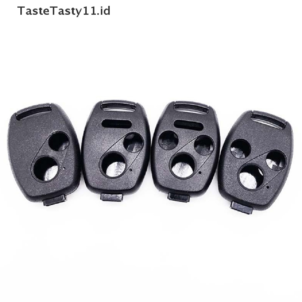 Tastetasty Case Remote Kunci Mobil 2 / 3 / 4 Tombol Pengganti Untuk Accord Civic CR-V