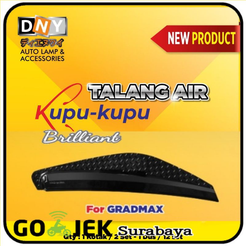 Talang Air 2 Pintu - Dny Kupu Lebar Exclusive - L300 / Colt Diesel PS100 / Ragasa PS135 / Grand Max / Carry New 2019 / Traga