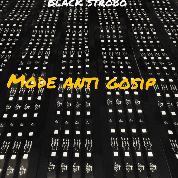 [KODE PRODUK NB9G96770] strobo kaca depan mobil 12v/24v Led hitam 120cm-140cm pickup truck l300 elf 