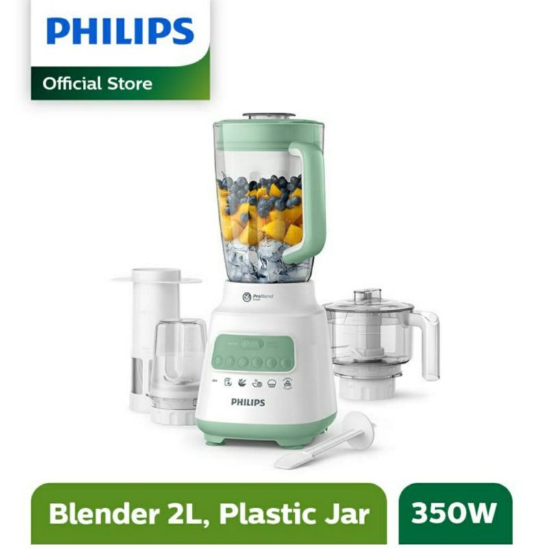 Blender Philips 4 in 1 HR 2223 Blender Chopper Filter Mill Philips HR 2223 Blender Plastik Philips