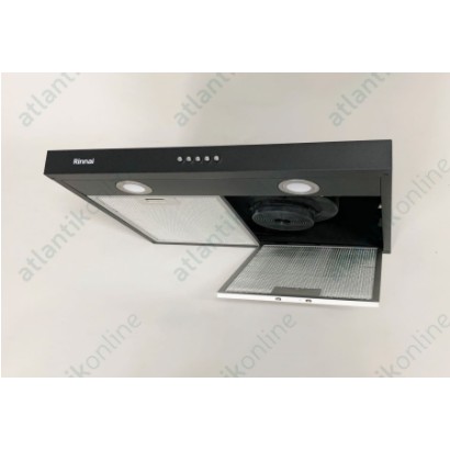 Rinnai Cooker Hood Slim  60 Cm Penghisap Asap Kompor RH-126B RH126B