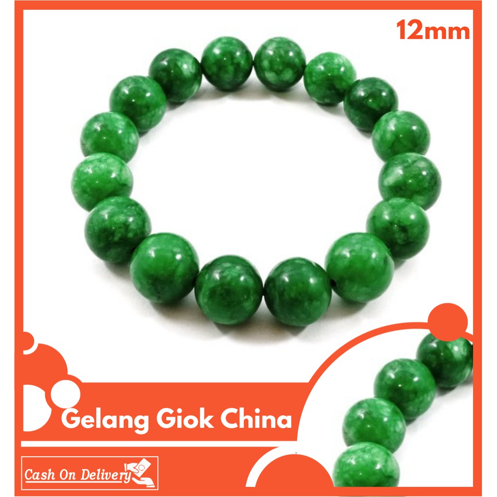 Gelang Batu Natural Giok China